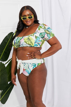 Sea Escape Plus Size Floral Two Piece Swimsuit - MXSTUDIO.COM