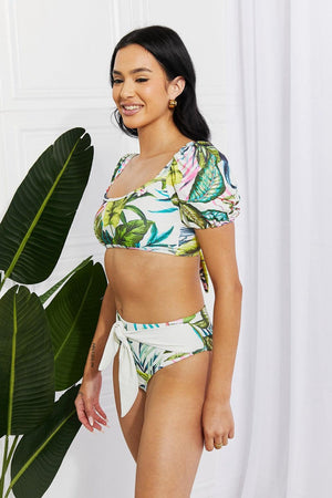 Sea Escape Plus Size Floral Two Piece Swimsuit - MXSTUDIO.COM