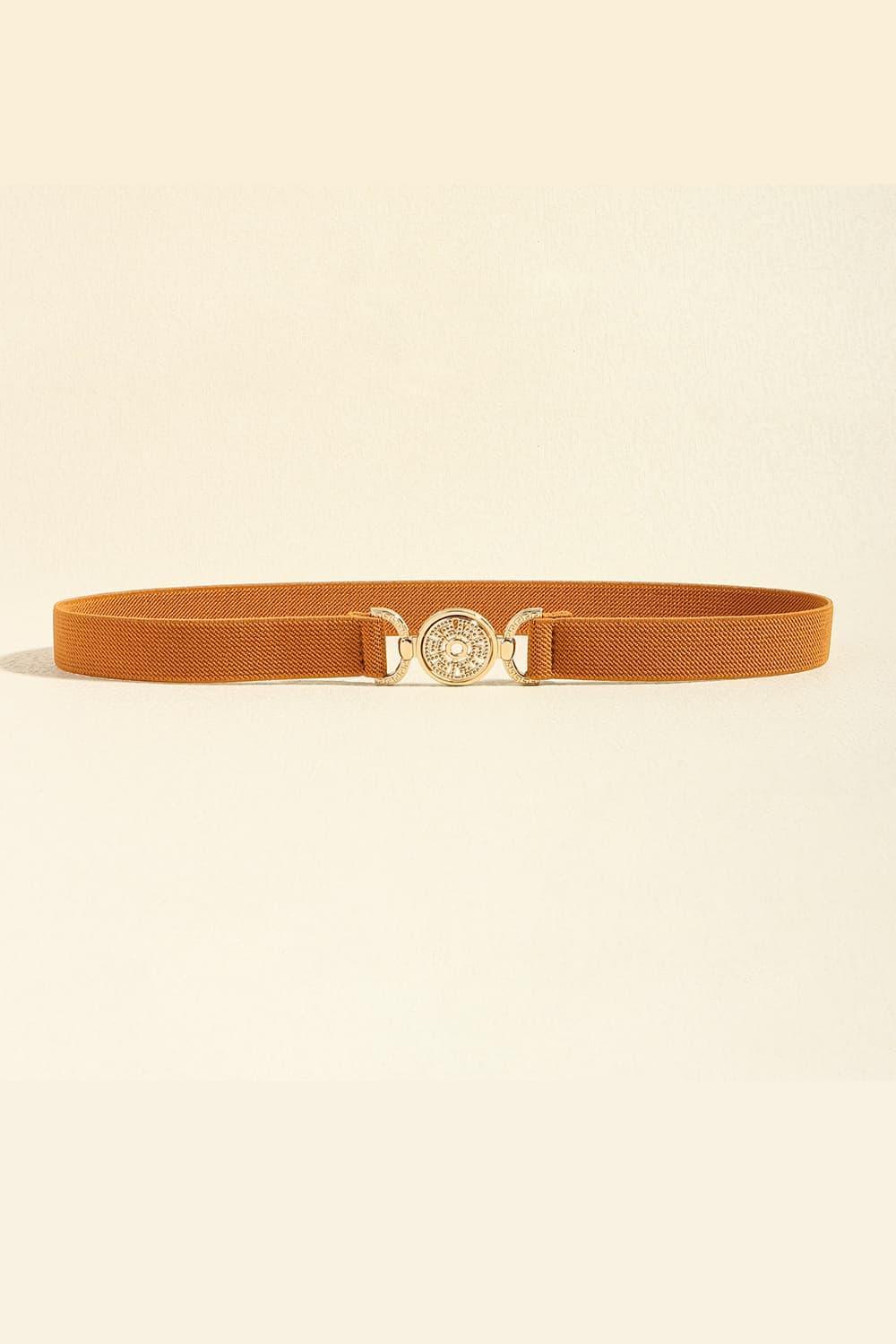 Secure Fit PU Leather Elastic Waist Belt - MXSTUDIO.COM