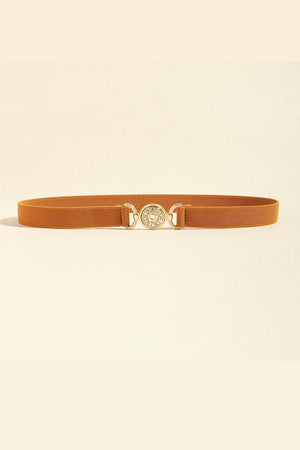 Secure Fit PU Leather Elastic Waist Belt - MXSTUDIO.COM