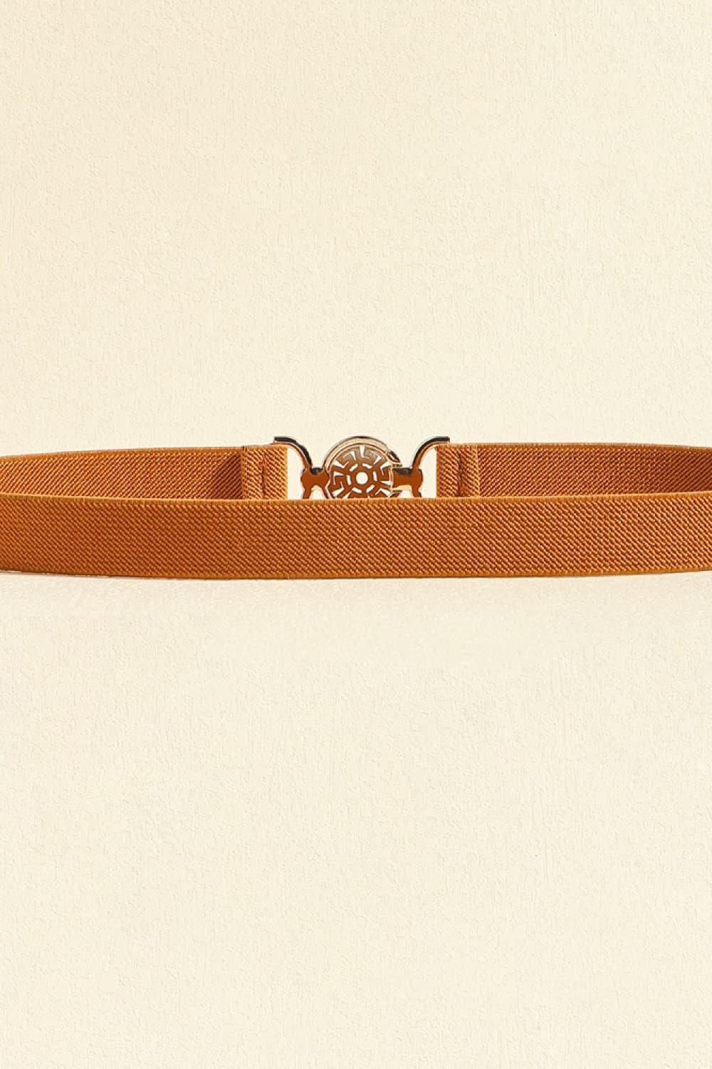 Secure Fit PU Leather Elastic Waist Belt - MXSTUDIO.COM