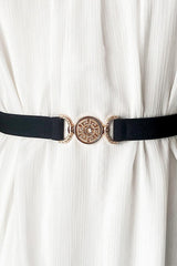 Secure Fit PU Leather Elastic Waist Belt - MXSTUDIO.COM
