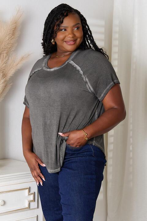 Sporty Look Women's Plus Size Short Sleeve T-Shirt - MXSTUDIO.COM