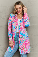 Spring Perfection Buttoned Floral Cardigan - MXSTUDIO.COM