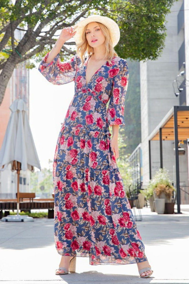 Summer Cover Girl Floral Maxi Dress - MXSTUDIO.COM