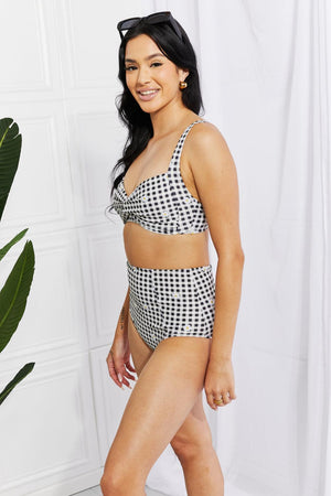 Summer Dazzler Plus Size High Waisted Bikini - MXSTUDIO.COM