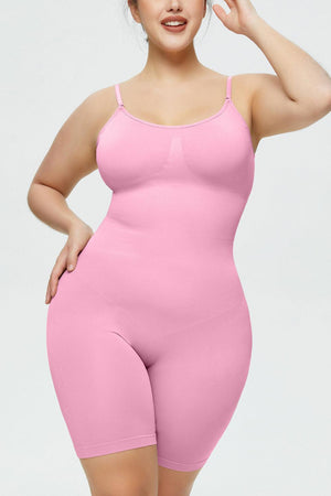 Super Cozy Shaping Plus Size Spaghetti Strap Romper - MXSTUDIO.COM