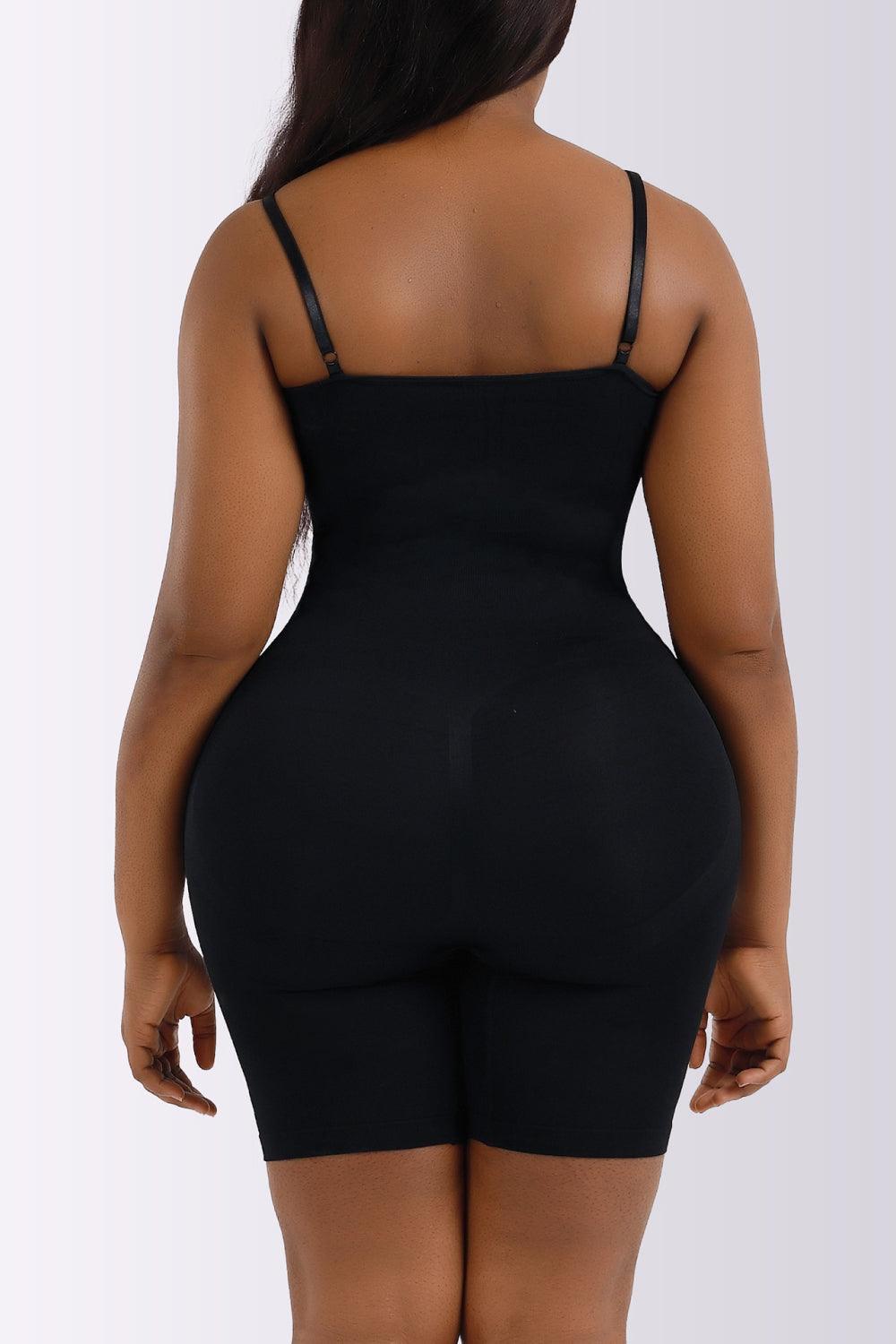 Super Cozy Shaping Plus Size Spaghetti Strap Romper - MXSTUDIO.COM