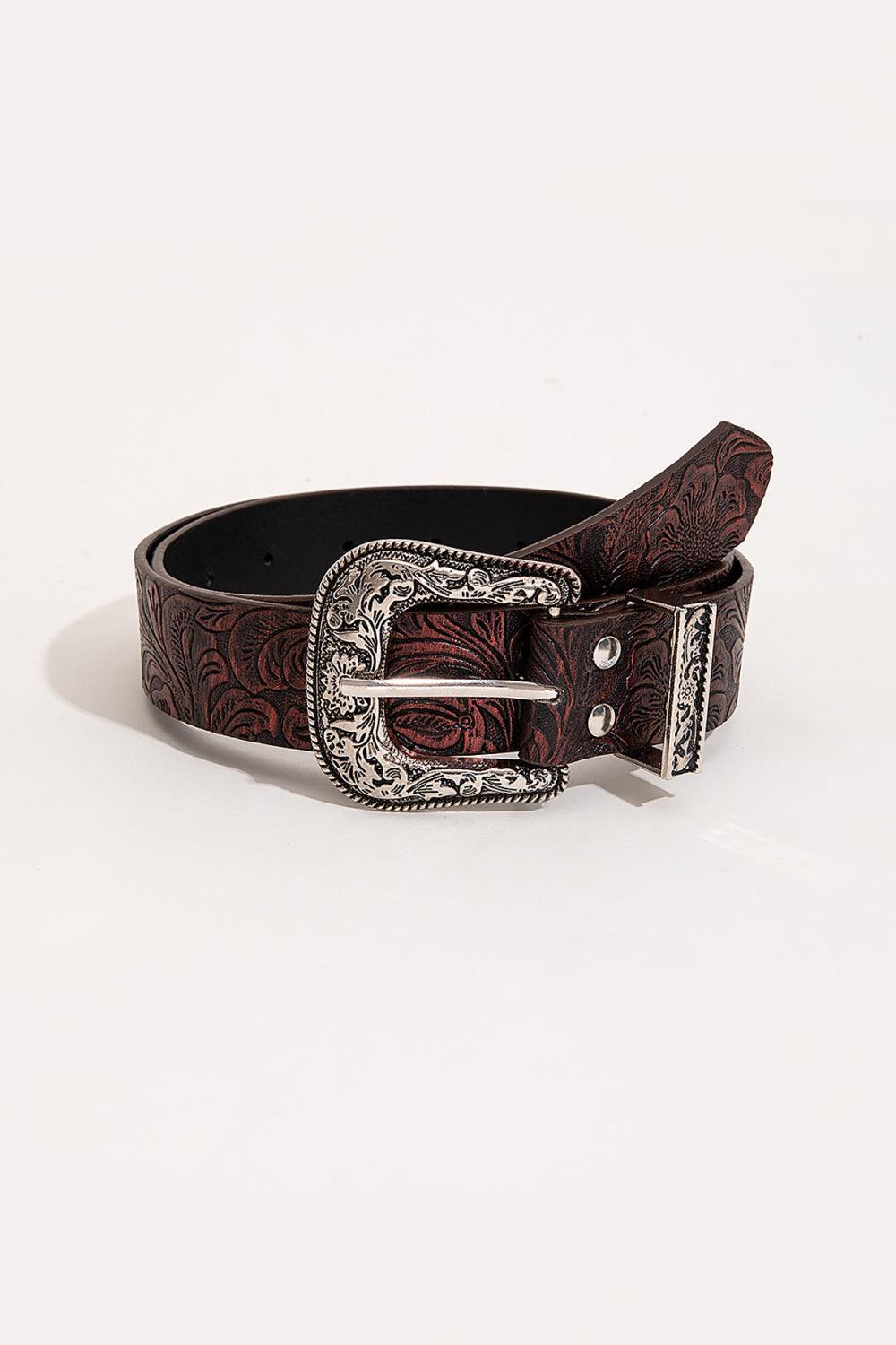 Textured Womens Leather Belt - MXSTUDIO.COM