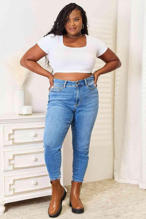 Trendy Way Women's Plus Size Skinny Jeans - MXSTUDIO.COM