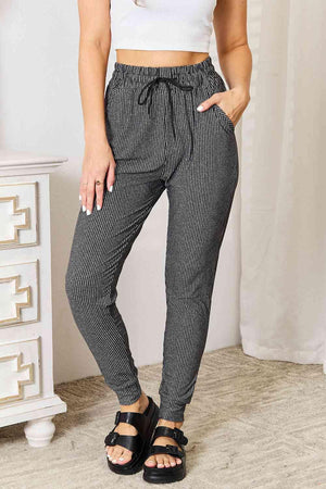 Unhindered Plus Size Womens Striped Joggers - MXSTUDIO.COM