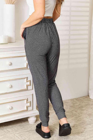 Unhindered Plus Size Womens Striped Joggers - MXSTUDIO.COM