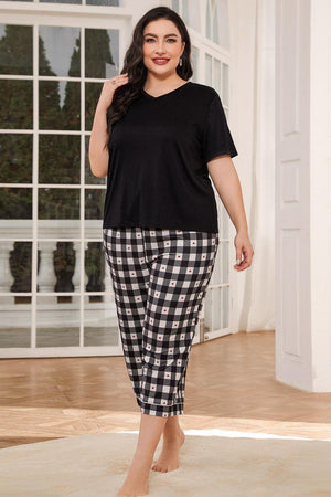 Unmatched Comfort Plus Size Two Piece Loungewer - MXSTUDIO.COM