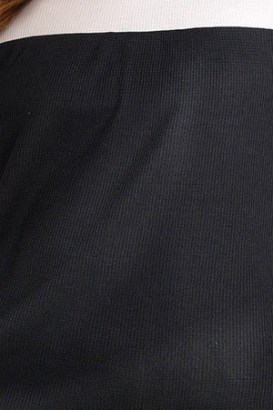 Venture Ready Plus Size Printed Ruffled Color Block Blouse - MXSTUDIO.COM