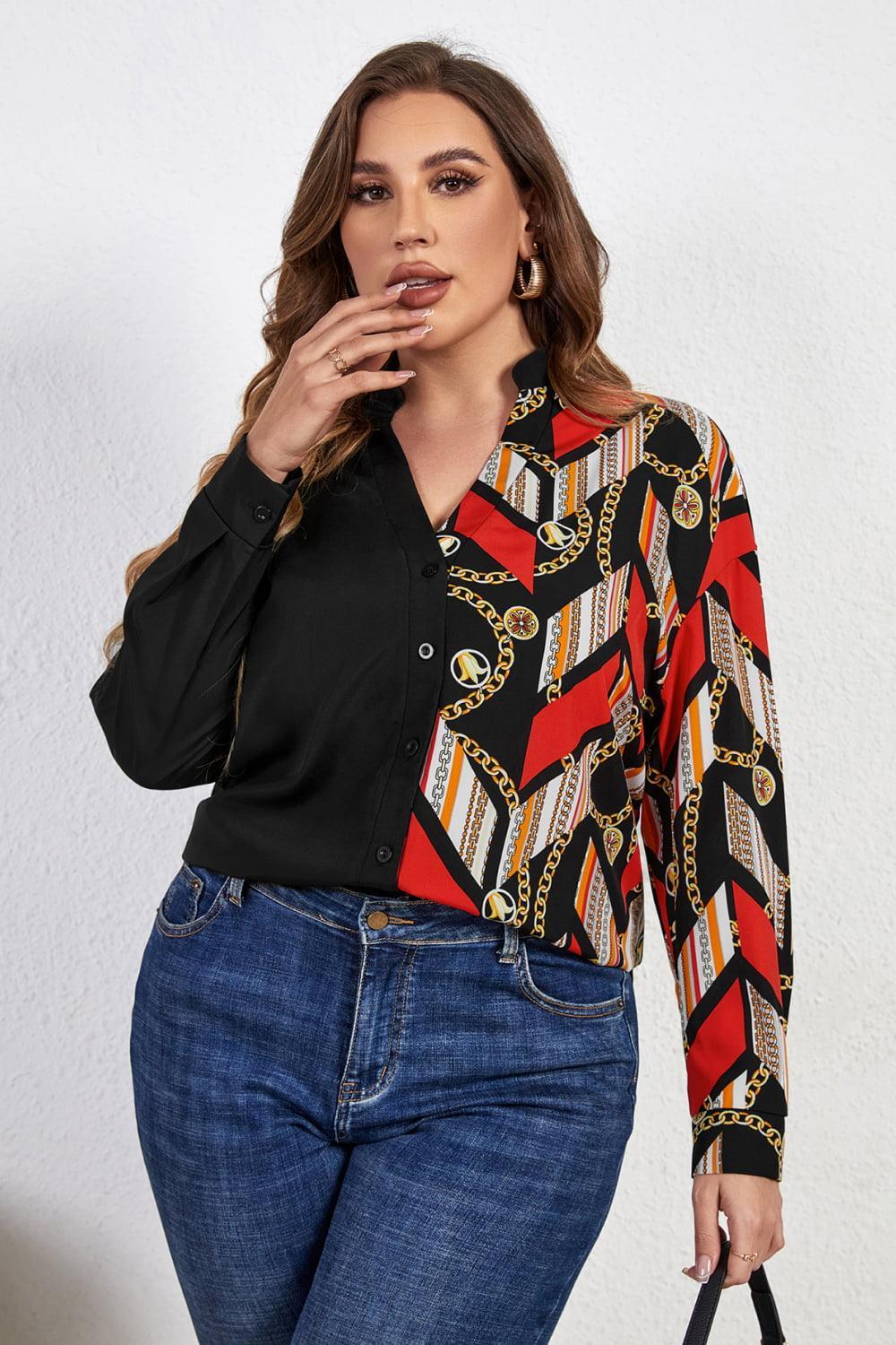 You Are Enough Plus Size Long Sleeve Shirt - MXSTUDIO.COM