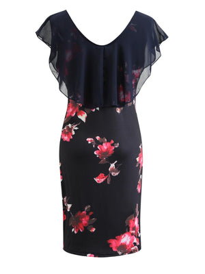 a women's dress with flowers on it