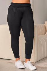 Curve Enhancing Plus Size High Waist Skinny Pants - MXSTUDIO.COM